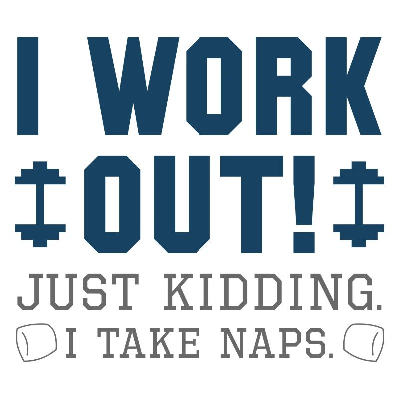 Ich trainiere nur ein Scherz, ich mache ein Nickerchen