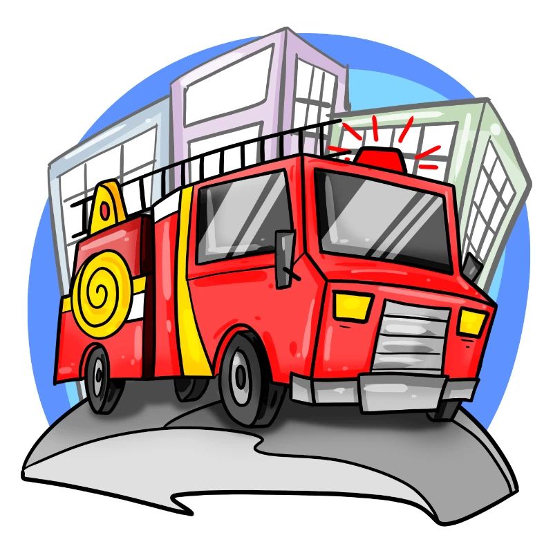 Fire brigade fire engine