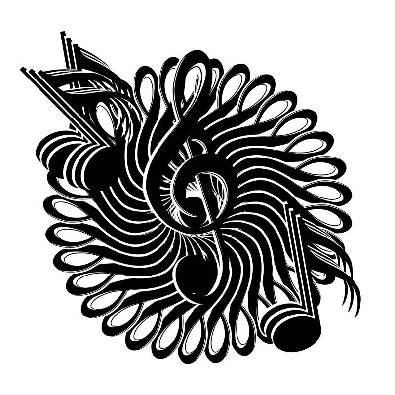 Note keys and notes pattern