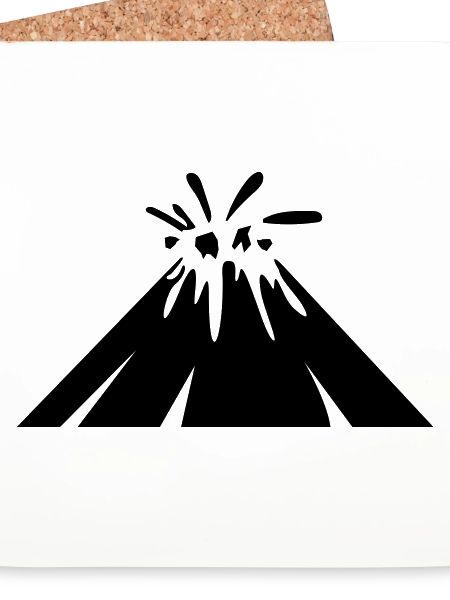Vulkan icon symbol