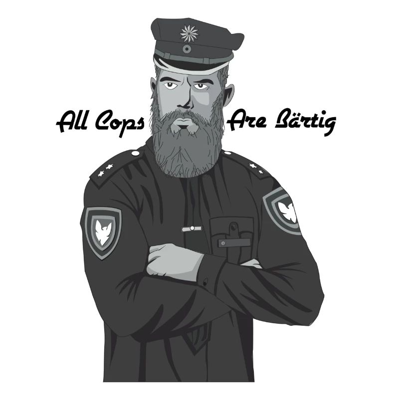 Bärtig Cop