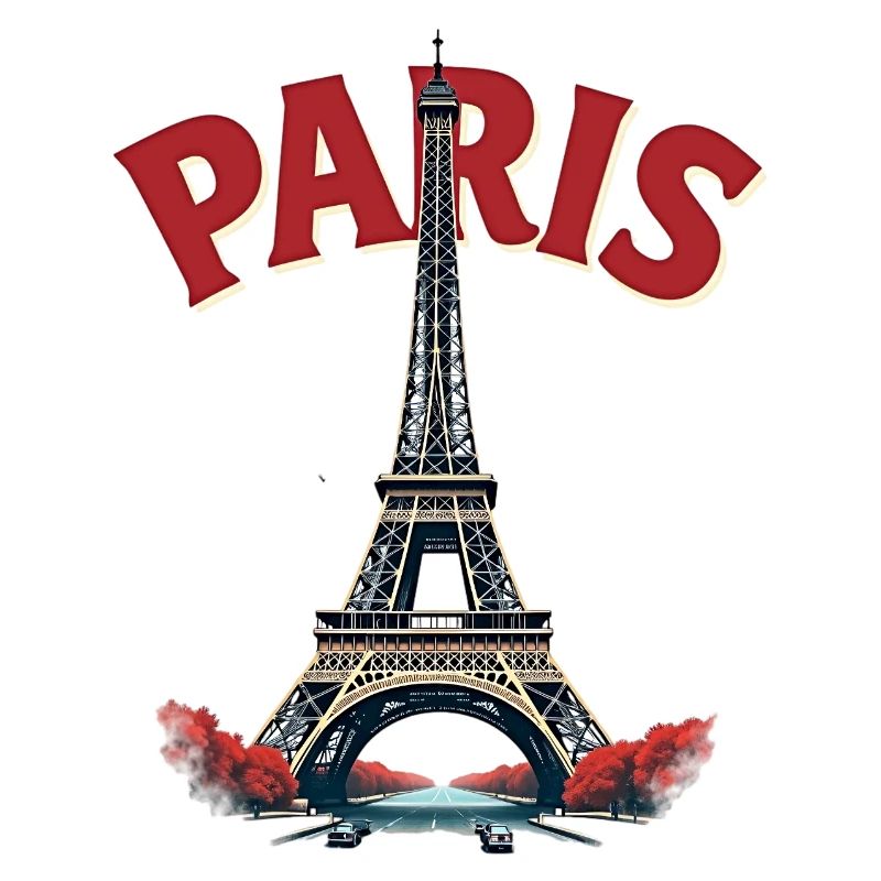 Eiffelturm, Paris, Retro