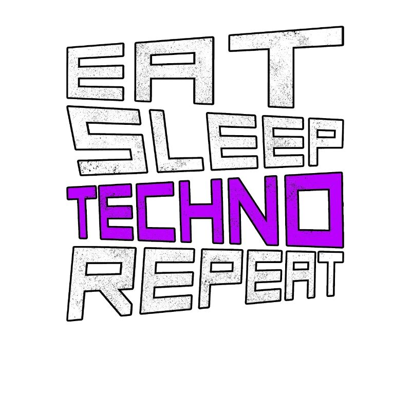 manger du sommeil techno répéter