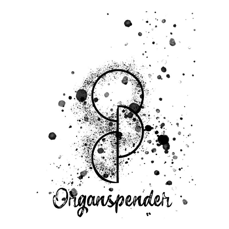 symbol,organspender,graffiti,schwarz