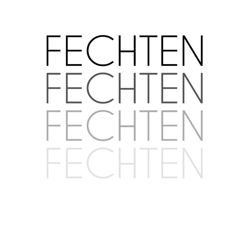 Fechten Schriftzug