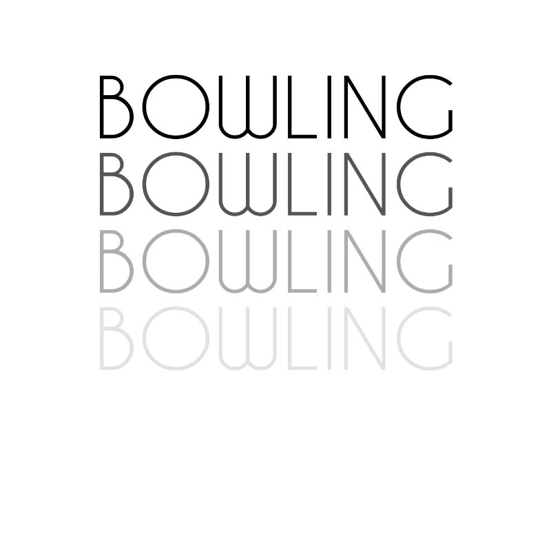 Bowling lettering