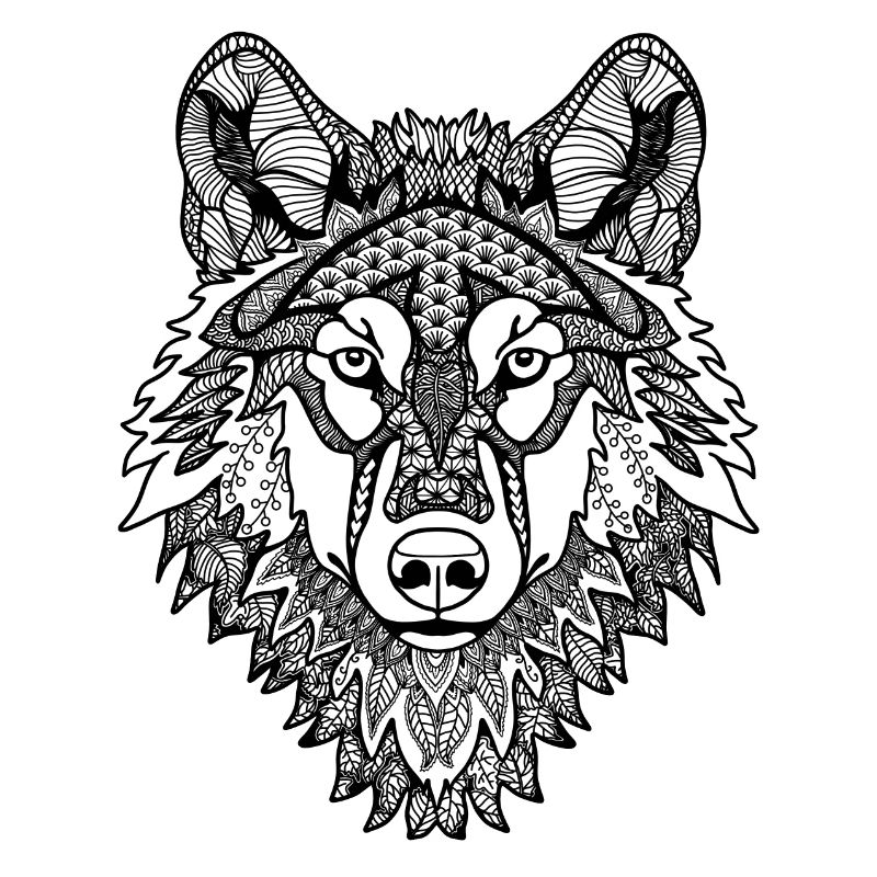 Mandala Wolf
