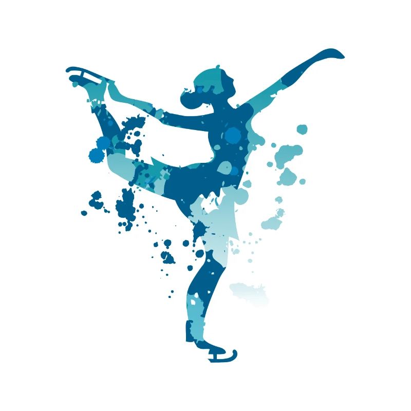 Eiskunstlauf splash