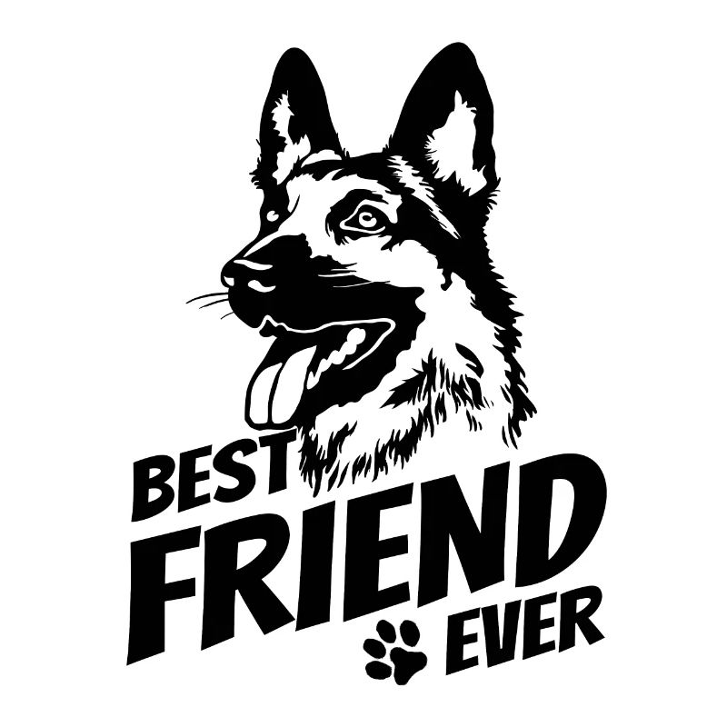 Schäferhund - bester Freund - Hundebesitzer
