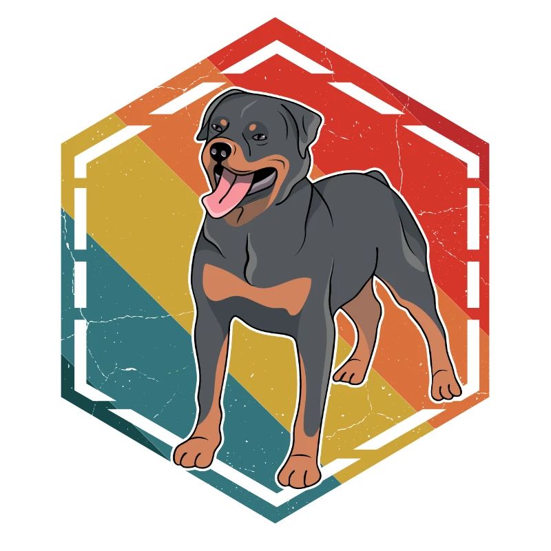 Rottweiler Retro