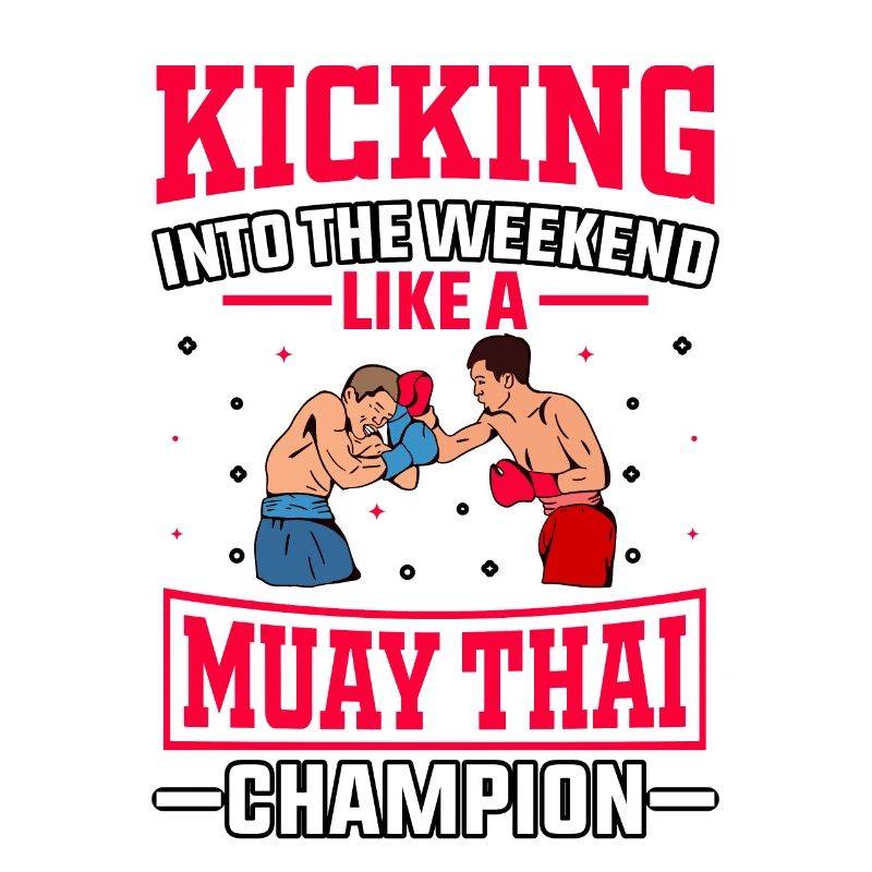 Se lancer dans le week-end comme un champion de muay thaï