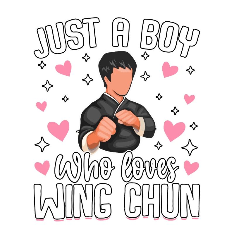 Nur ein Junge, der Wing Chun liebt