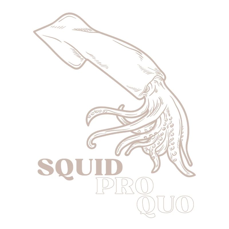 Squid Pro Quo Line Art-Raster