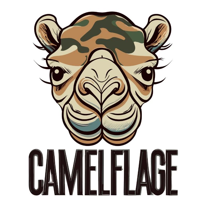 Camelflage Camel Funny Sayings Animals