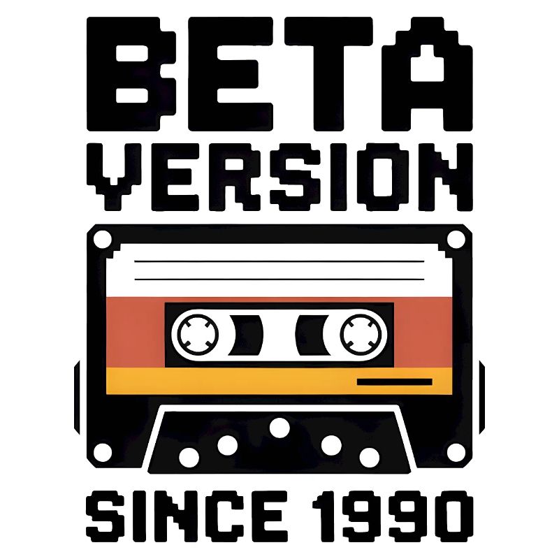 Conception d’impression de cassette rétro