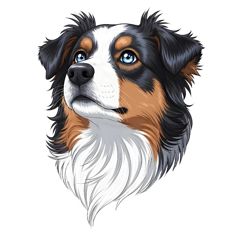 Australian Shepherd Portrait