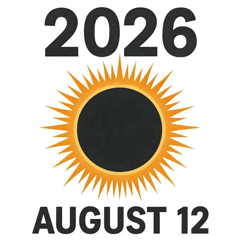 2026 August 12 - total solar eclipse