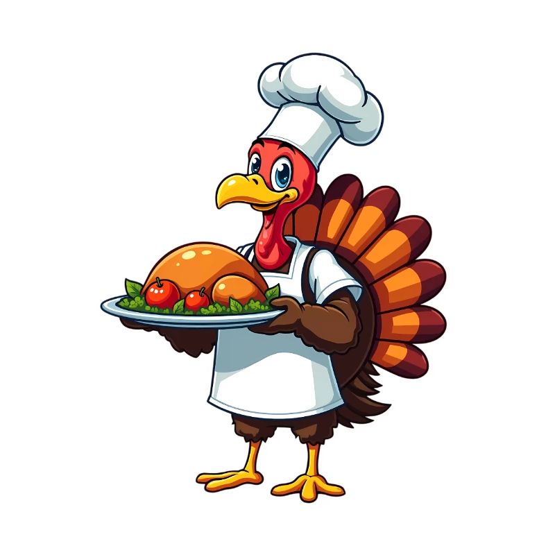 Cuisinier de dinde de Thanksgiving Thanksgiving