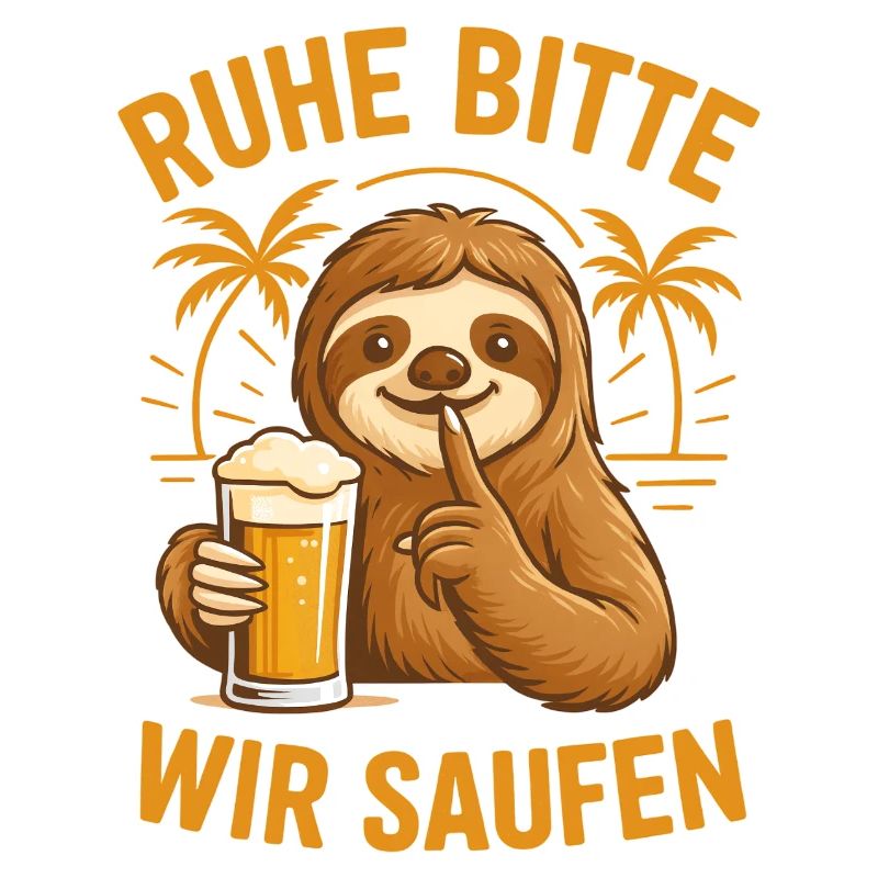 Ruhe Bitte Wir Saufen Sloth