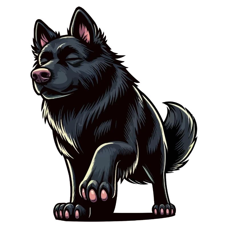 Schwarzer Schäferhund Schäferhundbesitzer
