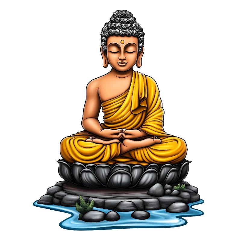 Buddha bei Meditation