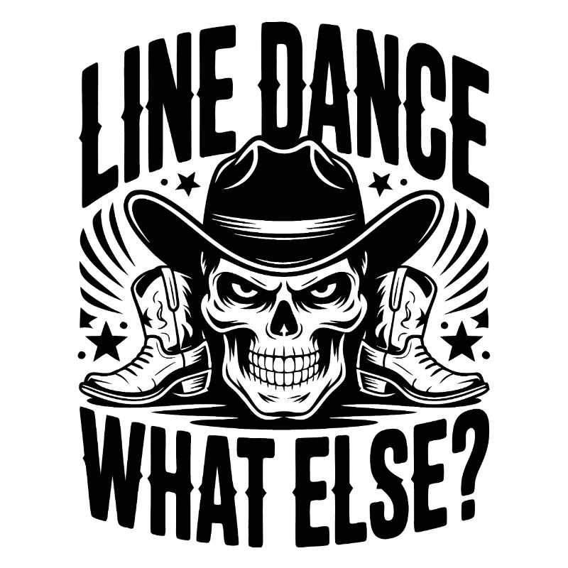 Line Dance – What Else? Western Skull Cowboy Dance