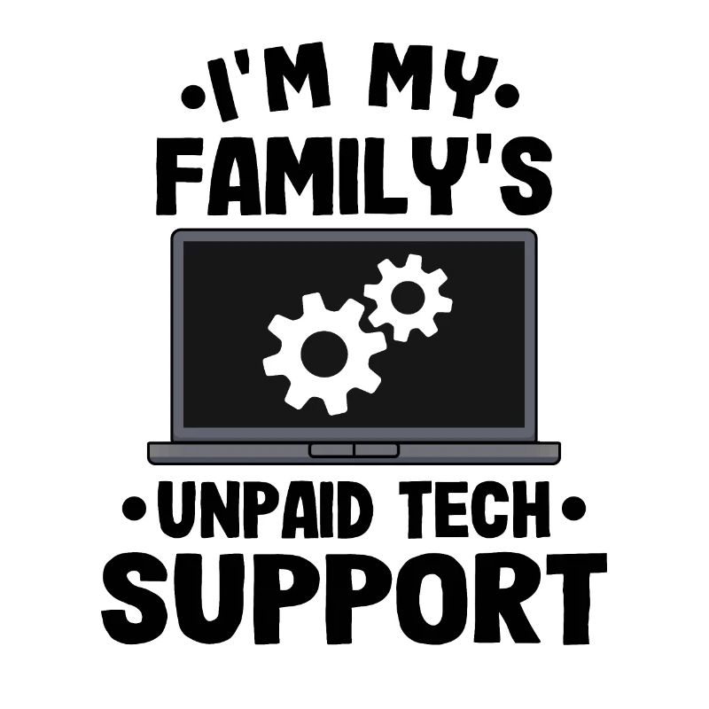 Funny Unpaid Tech Support Technical Support Gift