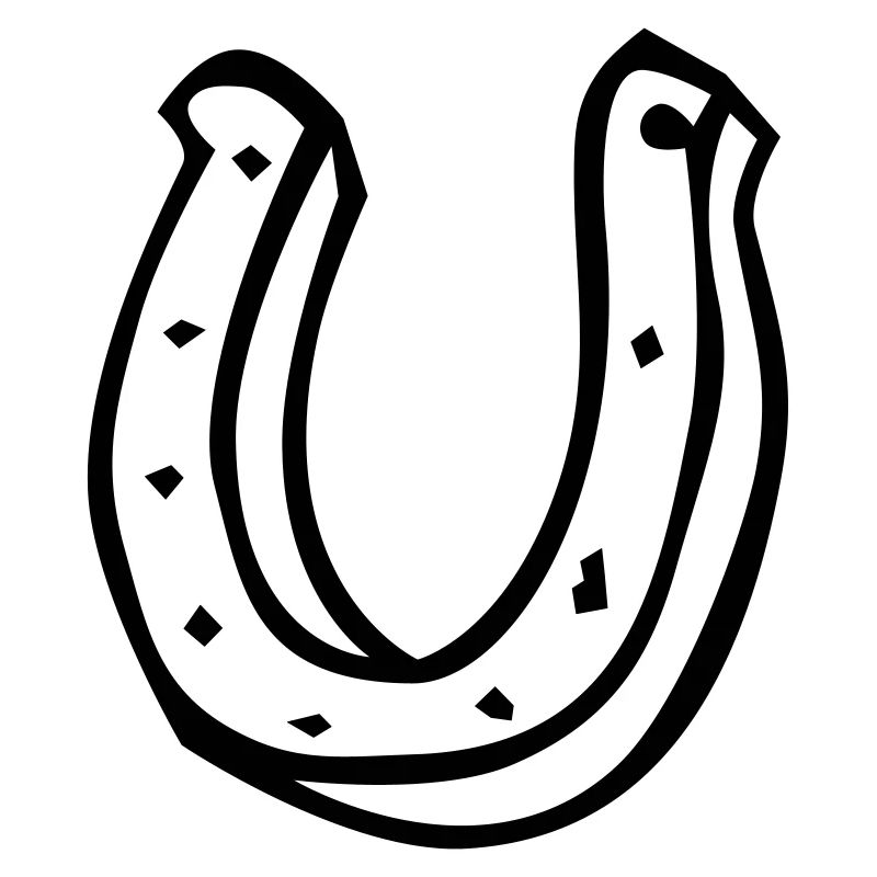 Hufeisen Horseshoe fer à cheval Glücksbringer