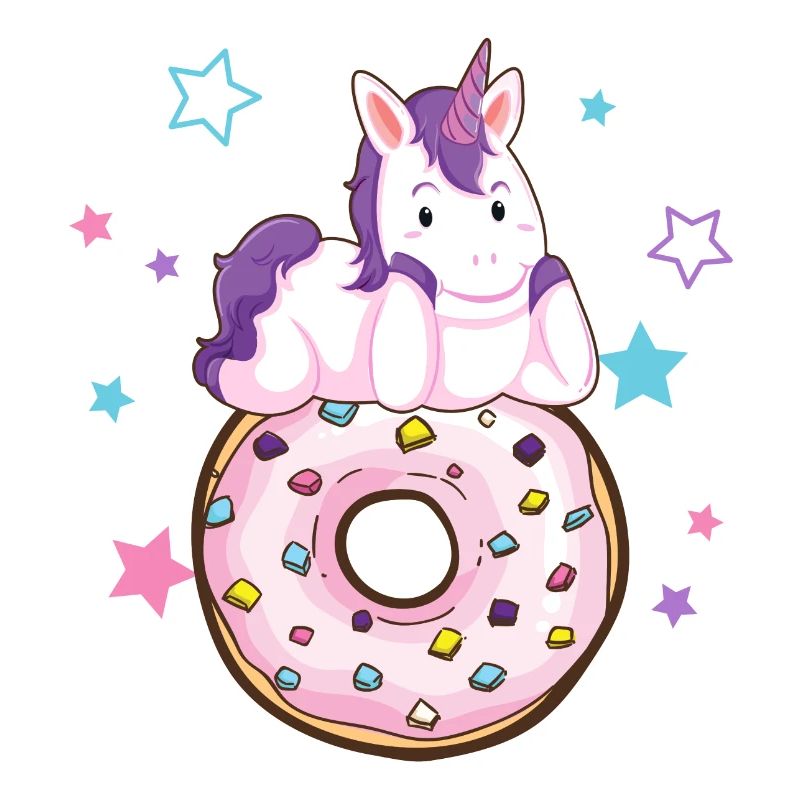 Einhorn mit Donut