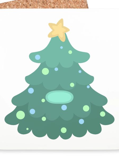 Weihnachtsbaum - Namensschild