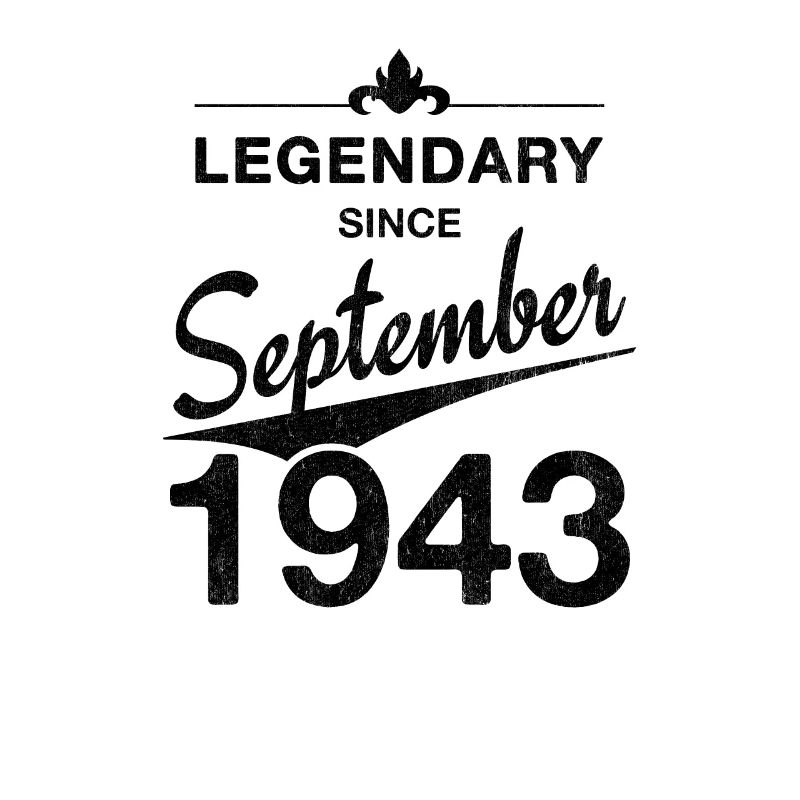 80th Birthday Legendary September 1943 Volume 43