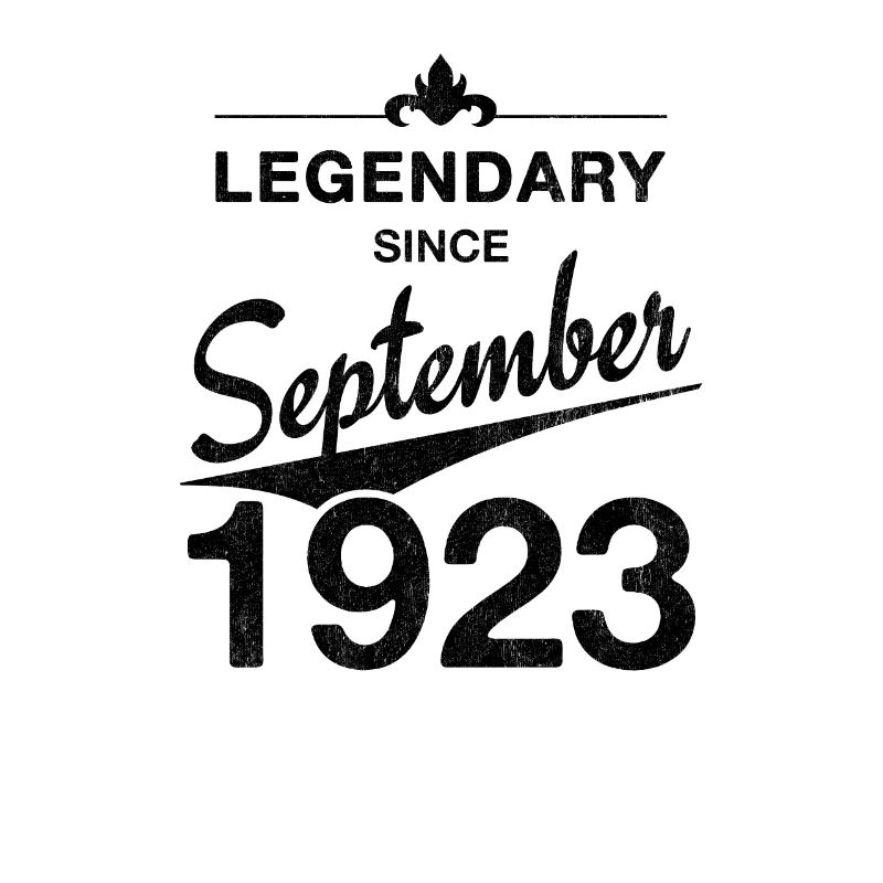 100 Birthday Legendary September 1923 Volume 23