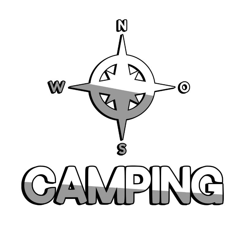 CAMPING + Kompass - Camping