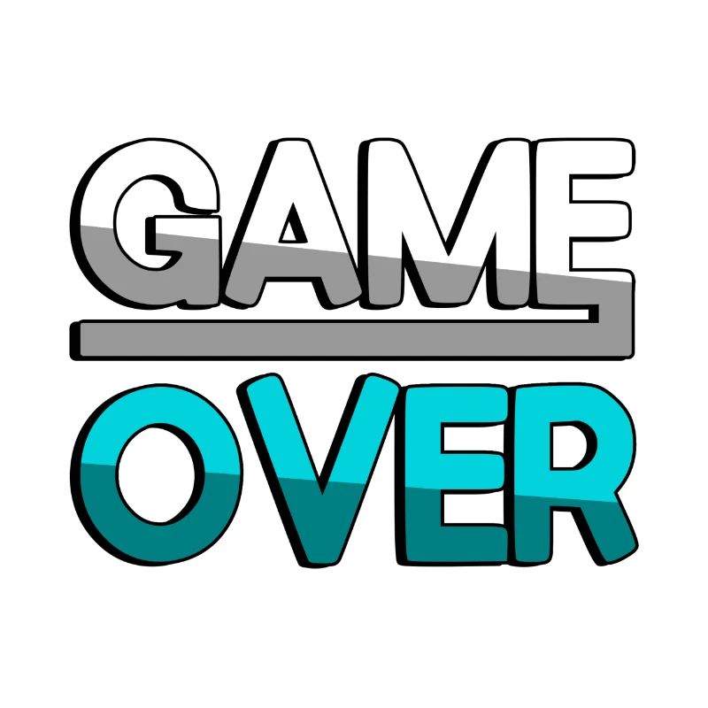 GAME OVER (Türkis) - Gaming
