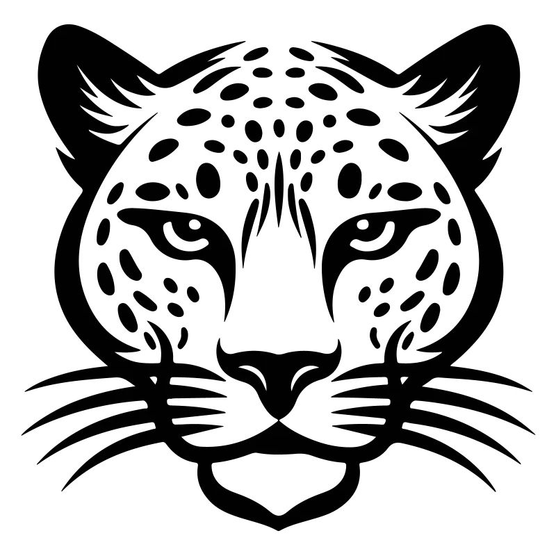 Gepard Kopf