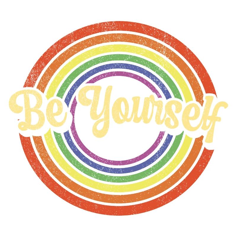 LGBTQ+ Pride Sei du selbst Lesbisch Schwul Homo