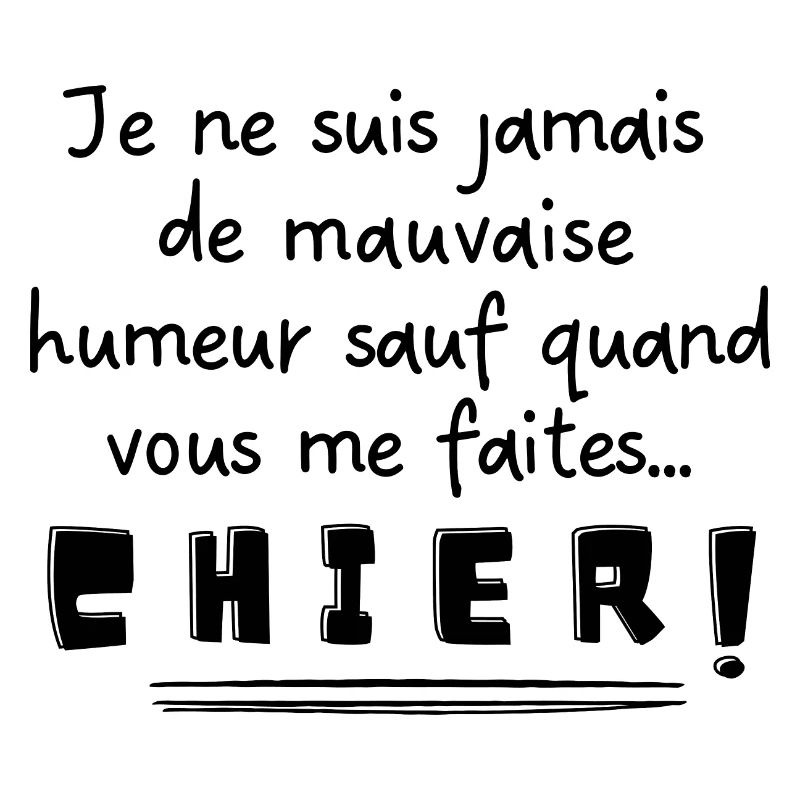 Vous me faites chier | Idée cadeau