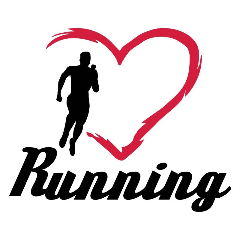 Runner and heart, run