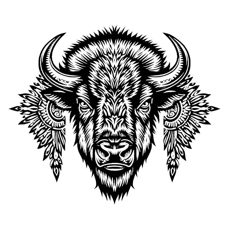 Zierbison-Glyphe