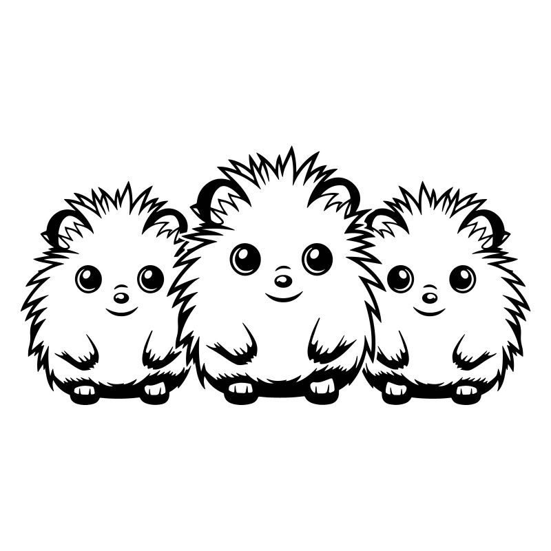 Hérisson Mignon Mignon Bébé