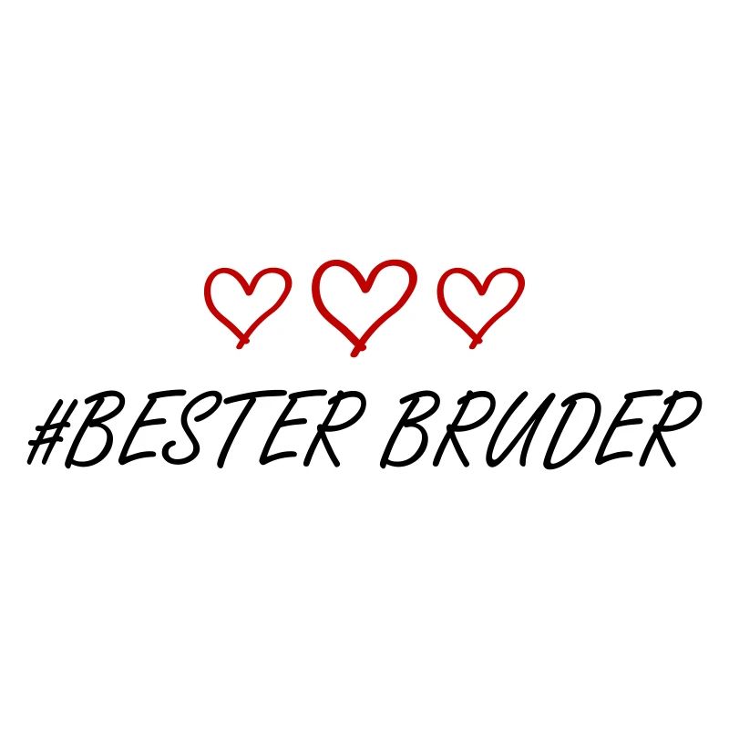 Bester Bruder Herz Liebe