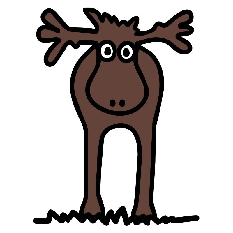 Lustiger Elch oder Rentier?