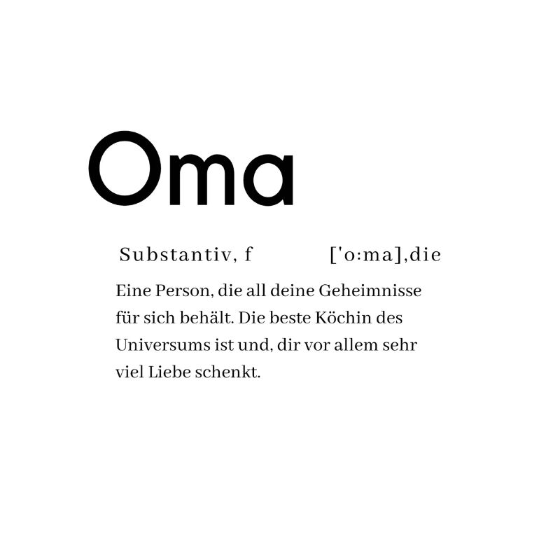 Definition Oma
