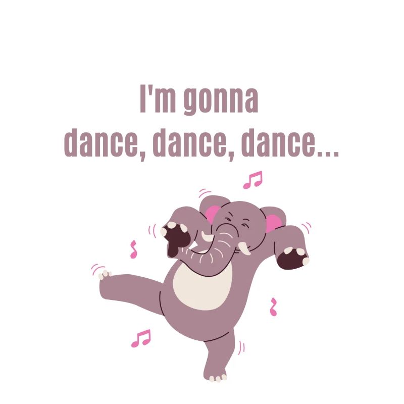Carnaval - Danse danse drôle dansant éléphant