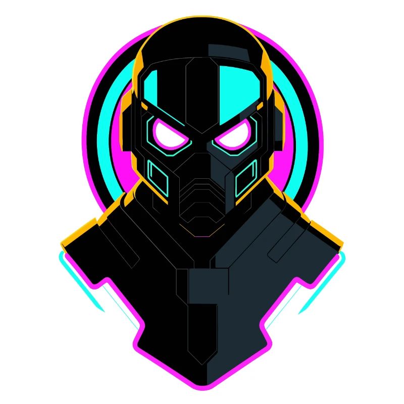 Neon Roboter