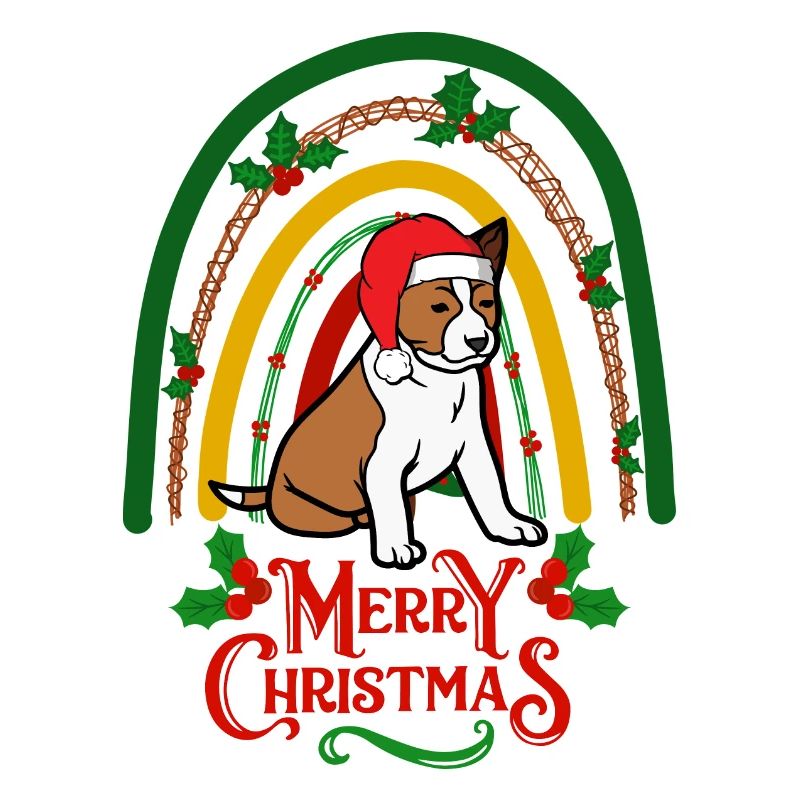 Mignon Chien de Noël Basenji