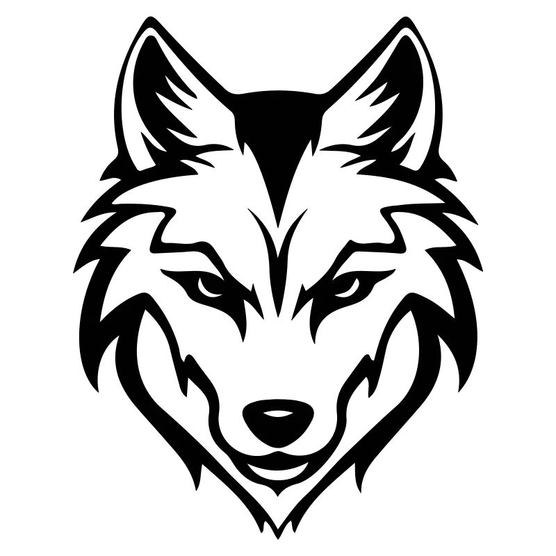 Silhouette de loup