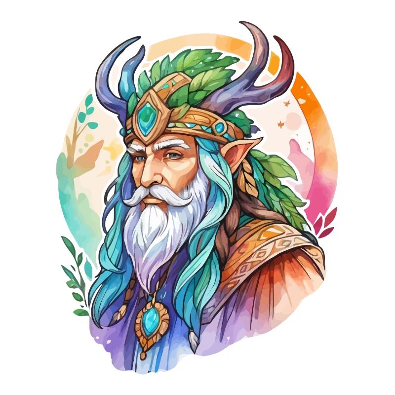 Druide Wasserfarben