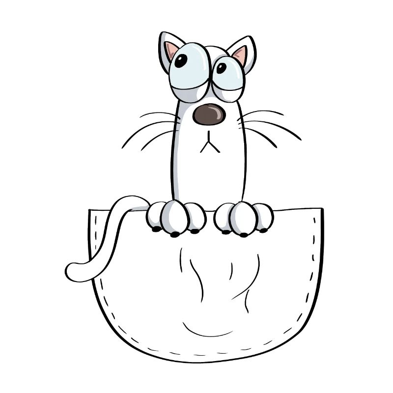 Chat dans le sac - Chats - Comic