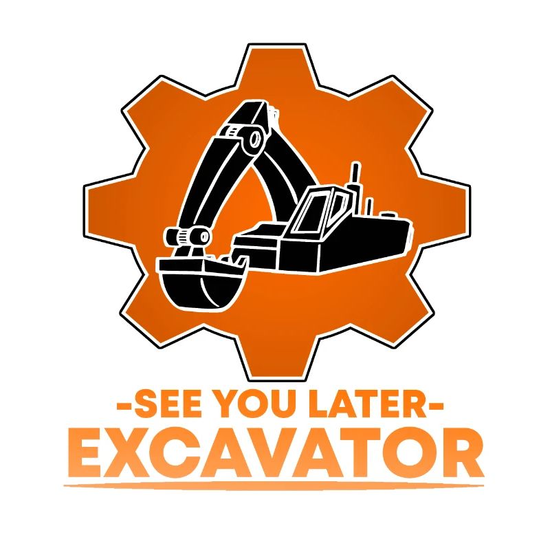 Baggerfahrer Bagger lustig Spruch Geschenk